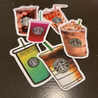 Starbucks stickers 