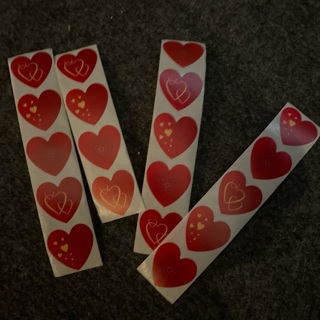 Hearts Stickers Lot!! Free Shipping !! Look!!