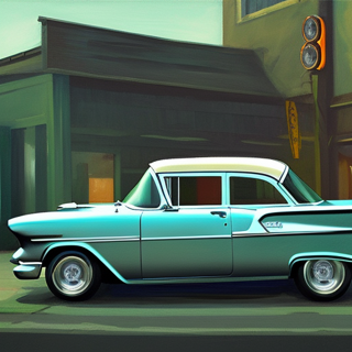 Listia Digital Collectible: 1956 Chevy