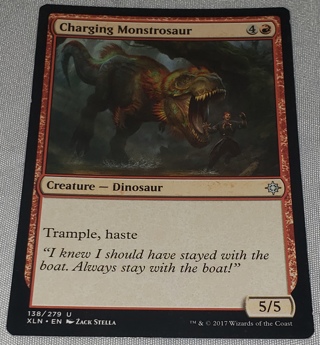 MTG ✨ Charging Monstrosaur - (U) 138/279 Ixalan (XLN) ✨ Magic the Gathering (2017)