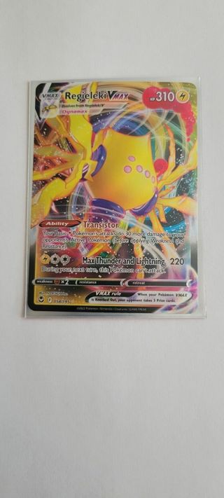 Regieleki VMAX 058/195 - Silver Tempest - Ultra Rare Pokemon TCG Card NM