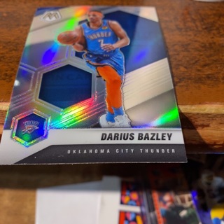 2020-21 panini prizm mosaic Darius bazley basketball card 