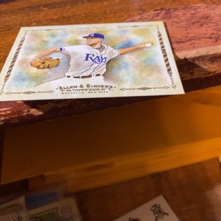 2009 topps Allen & ginter’s highlights David price card 