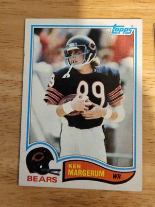 82 Topps Ken Margerum #299 (scuff on back)