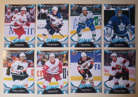 2022-23 Upper Deck MVP Hockey 14 different Cards - All Listed