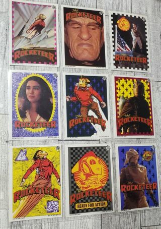 9 Rocketeer Puzzle/Sticker Cards