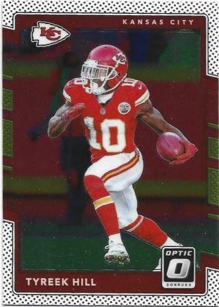 2017 DONRUSS OPTIC TYREEK HILL CARD