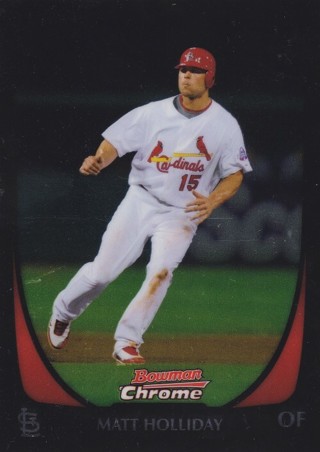 Matt Holliday 2011 Bowman Chrome St. Louis Cardinals