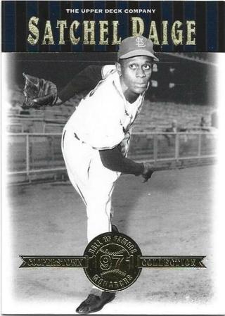 2001 UPPER DECK SATCHEL PAIGE COOPERSTOWN COLLECTION CARD