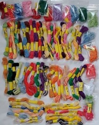 60+ Skeins PRISM Embroidery FLOSS / THREADS for CRAFTS / CRAFTING