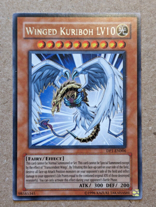 YuGiOh! Winged Kuriboh LV10 - DP1-EN006 - Rare Unlimited Duelist Pack: Jaden Yuki 1 Card