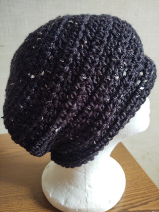 Hand Crocheted Slouch Hat 