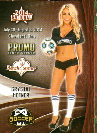 2014 Benchwarmer Crystal Harris National Promo Card