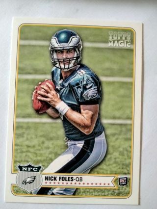 2012: nick foles rookie card