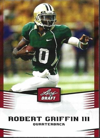 2012 Leaf Draft Rookie #40 Robert Griffin III