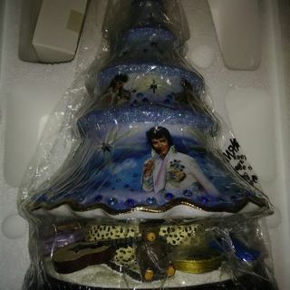 Elvis Presley Blue Christmas Christmas Tree a MUST for any ELVIS FAN *MUSICAL*