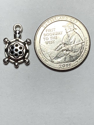 MISCELLANEOUS CHARM~#6~TURTLE~1 CHARM ONLY~SET 1~FREE SHIPPING!