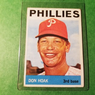 1964 - TOPPS BASEBALL CARD NO. 254 - DON HOAK - PHILLIES