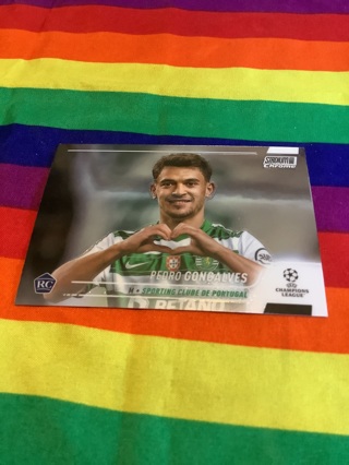 Pedro Goncalves 2022 Topps Stadium Club Chrome UEFA Collectible Soccer Card #34