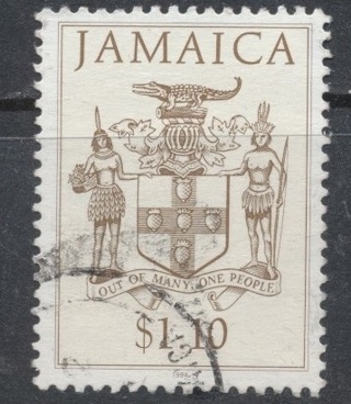 Jamaica:  19994, Jamaican Coat of Arms (1994), Used, Scott # JM-665a - JAM-2101d