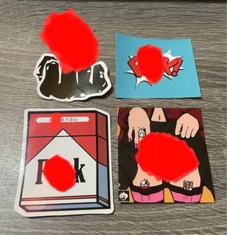 F Sticker set