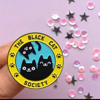 “The Black Cat Society” Pin
