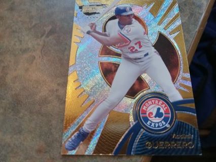 1999 PACIFIC REVOLUTION VLADIMIR GUEERRERO MONTREAL EXPOS BASEBALL CARD# 84