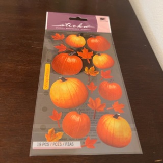 Sticko pumpkin stickers 