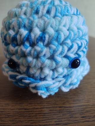 Hand Crocheted Amigurumi Ghost 