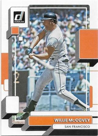 2022 DONRUSS WILLIE McCOVEY CARD