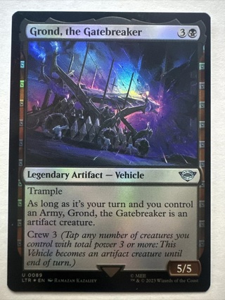 Ground, the Gatebreaker FOIL Artifact - Magic the Gathering