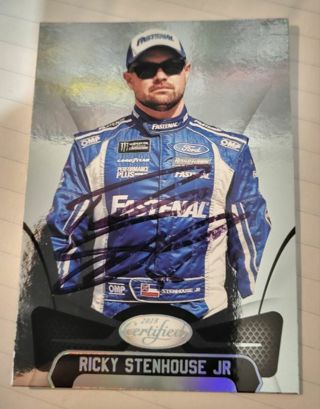 Nascar Ricky Stenhouse Jr. autographed card 2023 Daytona 500 winner