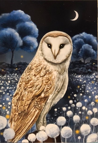 Barn Owl! - 4 x 3” MAGNET - GIN ONLY