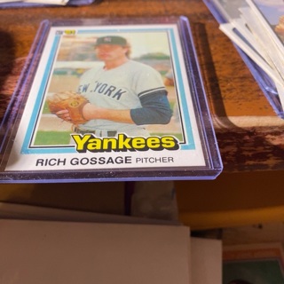 1981 donruss rich gossage baseball card 