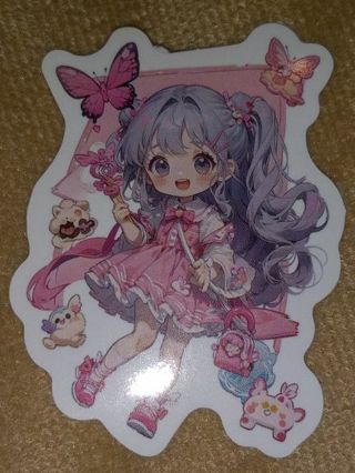 Anime nice one vinyl sticker no refunds regular mail only Very nice quality!