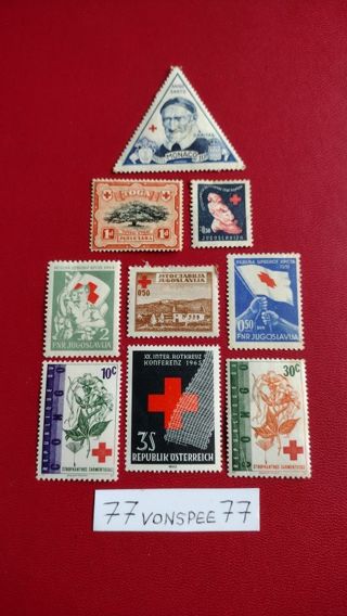 Red Cross stamps