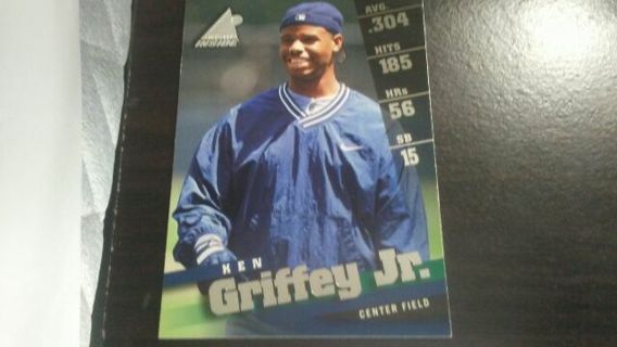 1998 PINNACLE INSIDE KEN GRIFFEY JR. SEATTLE MARINERS BASEBALL CARD# 24