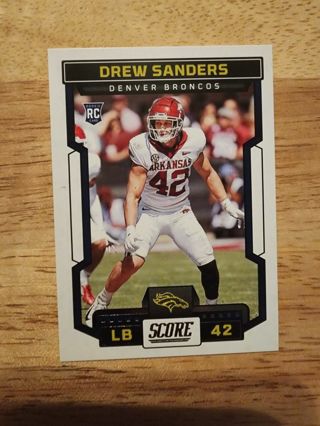 23 Score Drew Sanders Rookie #377