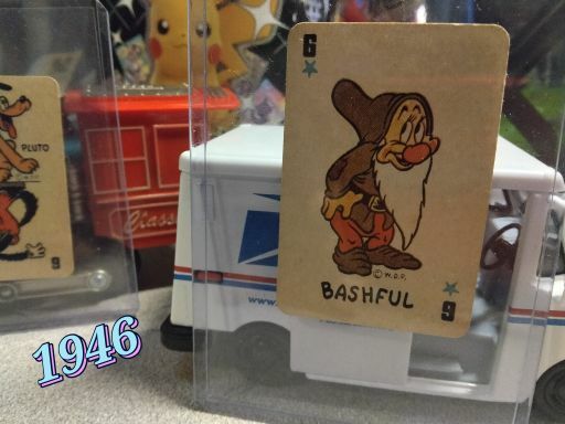 FREE: 1946 Bashful Russell Playing card..80 Years old by Disney