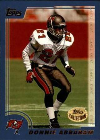 Tradingcard - NFL - 2000 Topps - Topps Collection #91 - Donnie Abraham - Tampa Bay Buccaneers