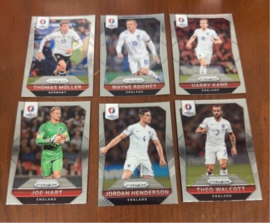 2016 Panini Prizm euro soccer lot