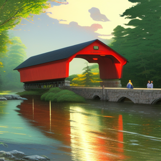 Listia Digital Collectible: Covered Bridge