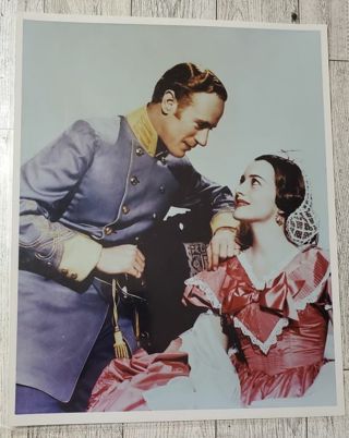 GWTW Leslie Howard & Olivia DeHavilland 8 x 10" Glossy Photo