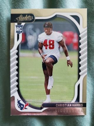 2022 Panini Absolute Rookie Christian Harris