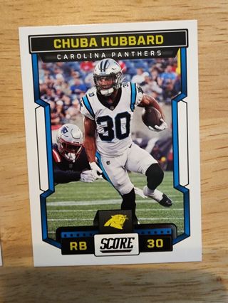 2023 Panini Chuba Hubbard #50