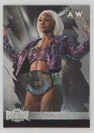 JADE CARGILL 2022 AEW SKYBOX METAL UNIVERSE TRADING CARD - WWE NEW STAR