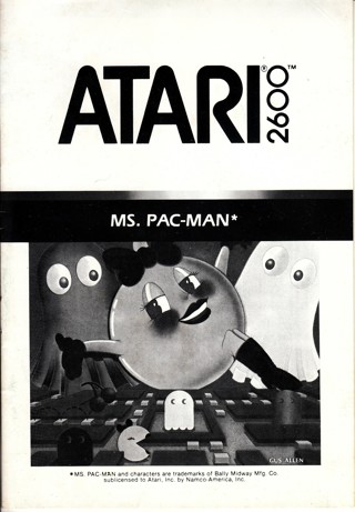 Atari 2600 MS. PAC-MAN Manual only