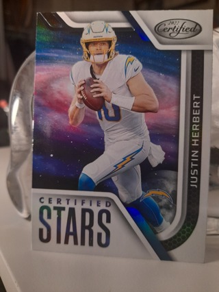 Justin Herbert Certified by Panini / LA Chargers