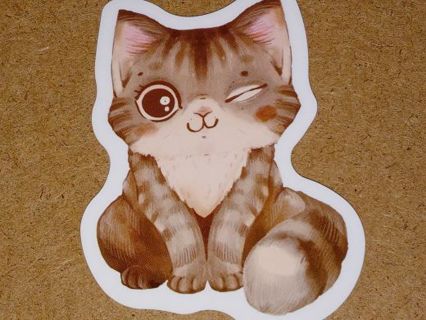 Adorable new one nice vinyl sticker no refunds regular mail only win 2 or more get bonus