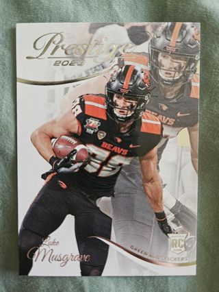 2023 Panini Prestige Rookie Luke Musgrave